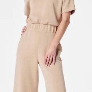 SPANX® AirEssentials  short Sleeve Cropped Jumpsuit